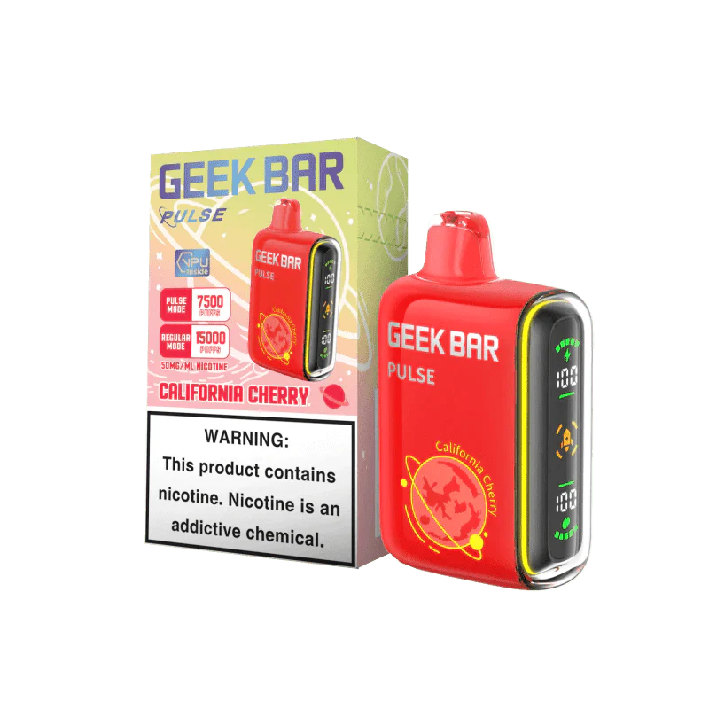 Geek Bar Pulse California Cherry 7500/15000k 5ct