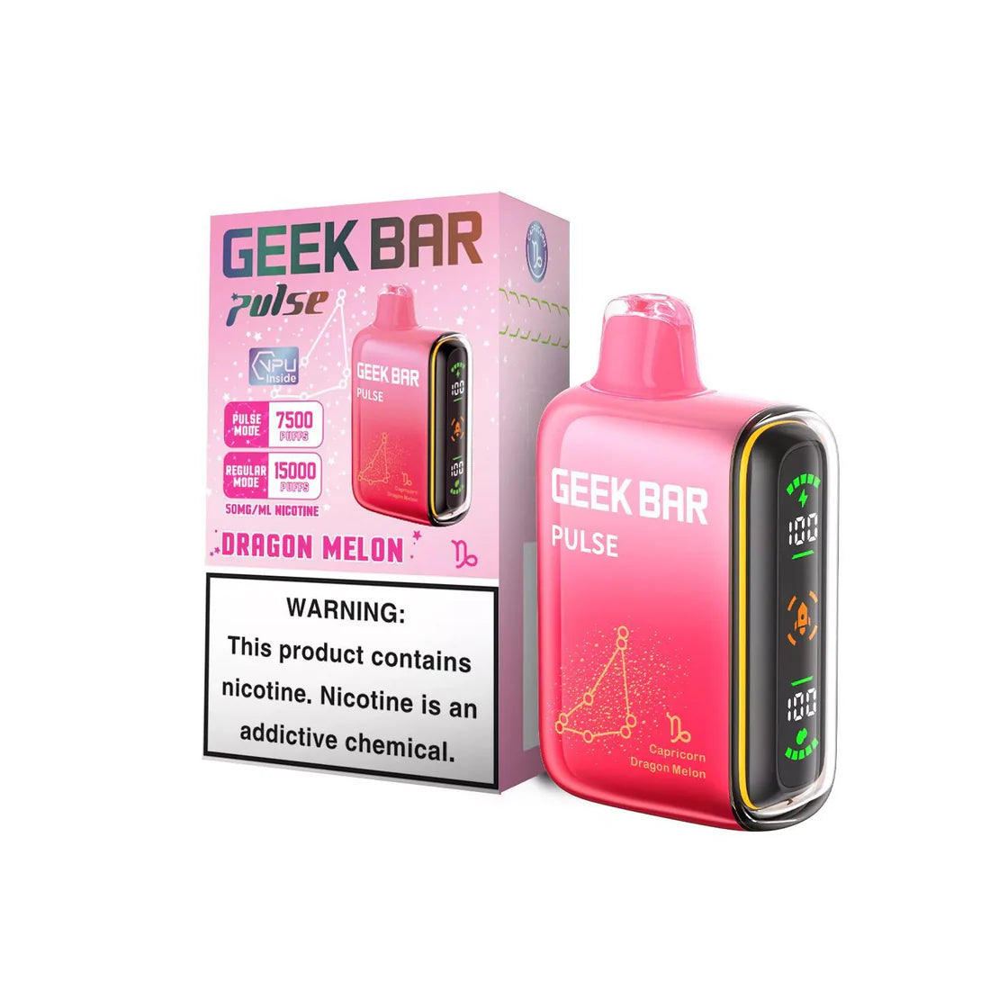 Geek Bar Pulse Dragon Melon 7500/15000k 5ct