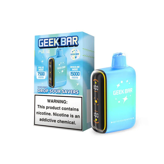 Geek Bar Pulse Drop Sour Savers 7500/15000k 5ct