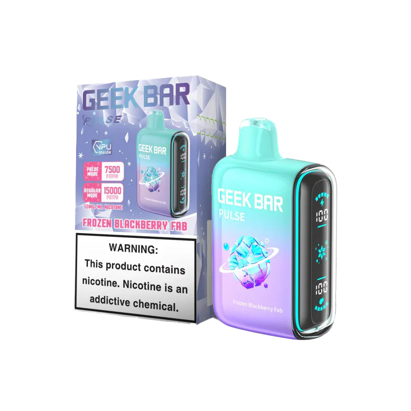 Geek Bar Pulse Frozen Blackberry Fab 7500/15000k 5ct