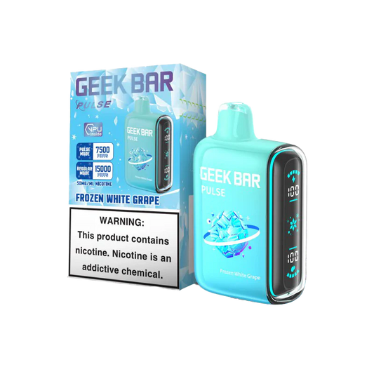 Geek Bar Pulse Frozen White Grape 7500/15000k 5ct