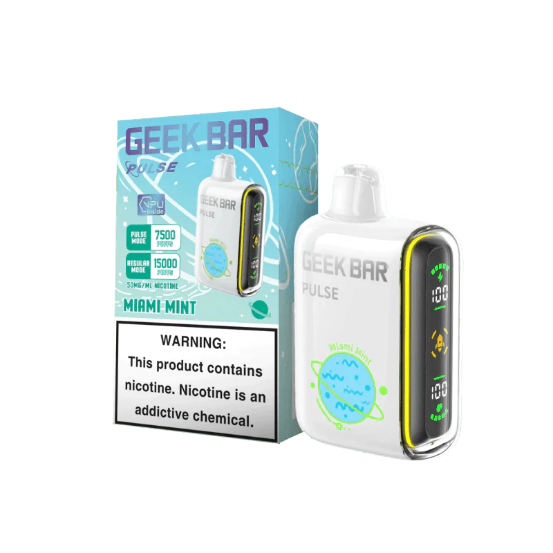 Geek Bar Pulse Miami Mint 7500/15000k 5ct