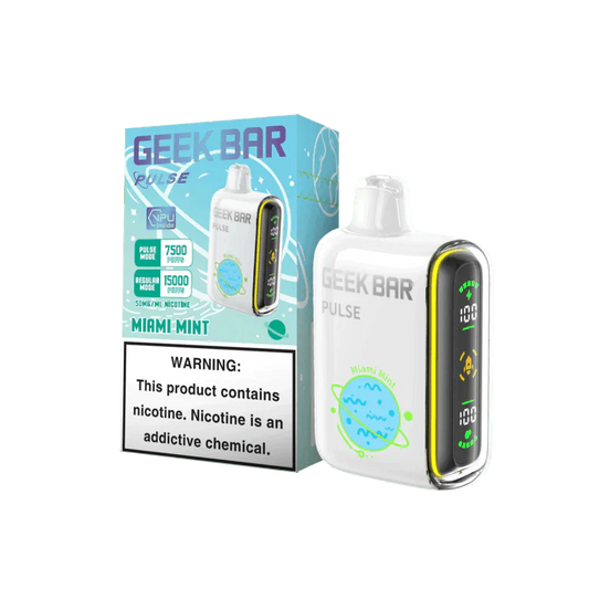 Geek Bar Pulse Miami Mint 7500/15000k 5ct