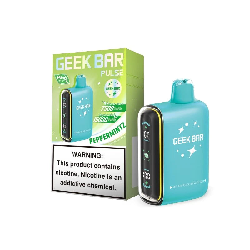 Geek Bar Pulse Peppermintz 7500/15000k 5ct