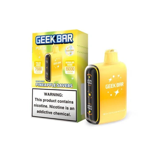 Geek Bar Pulse Pineapple Savers 7500/15000k 5ct