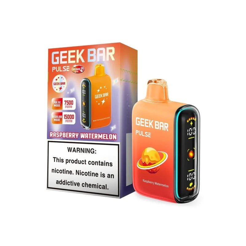 Geek Bar Pulse Raspberry Watermelon 7500/15000k 5ct