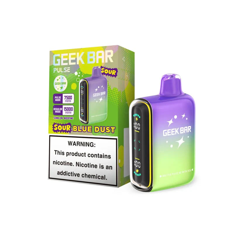 Geek Bar Pulse Sour Blue Dust 7500/15000k 5ct