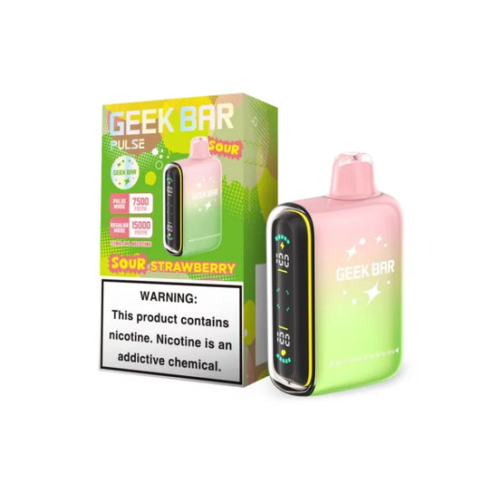 Geek Bar Pulse Sour Strawberry 7500/15000k 5ct