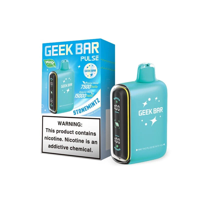 Geek Bar Pulse Stone Mintz 7500/15000k 5ct