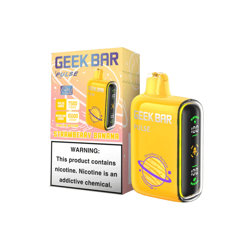 Geek Bar Pulse Strawberry Banana 7500/15000k 5ct