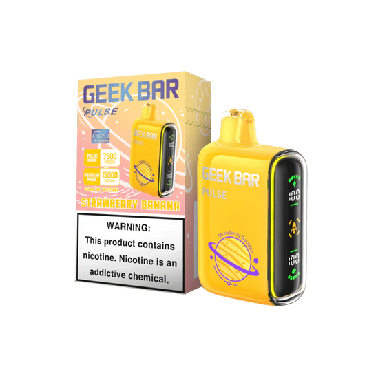 Geek Bar Pulse Strawberry Banana 7500/15000k 5ct