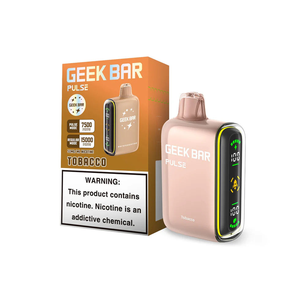 Geek Bar Pulse Tobacco 7500/15000k 5ct