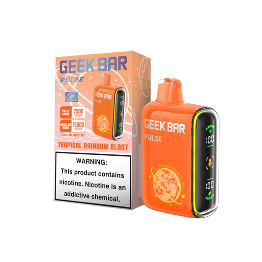 Geek Bar Pulse Tropical Rainbow Blast 7500/15000k 5ct