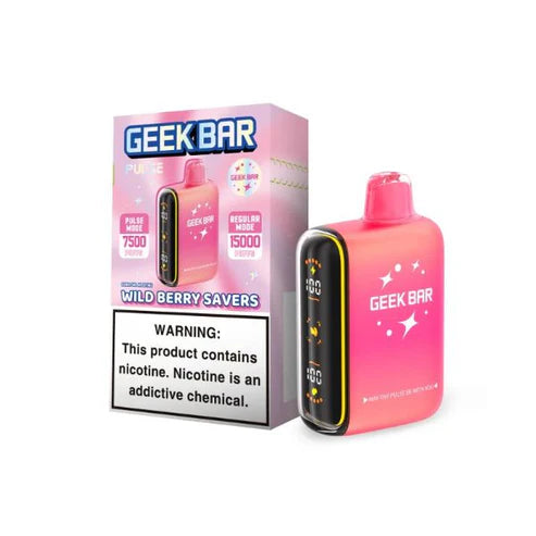 Geek Bar Pulse Wild Berry Savers 7500/15000k 5ct