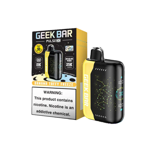Geek Bar Pulse X Banana Taffy Freeze 25k 5ct