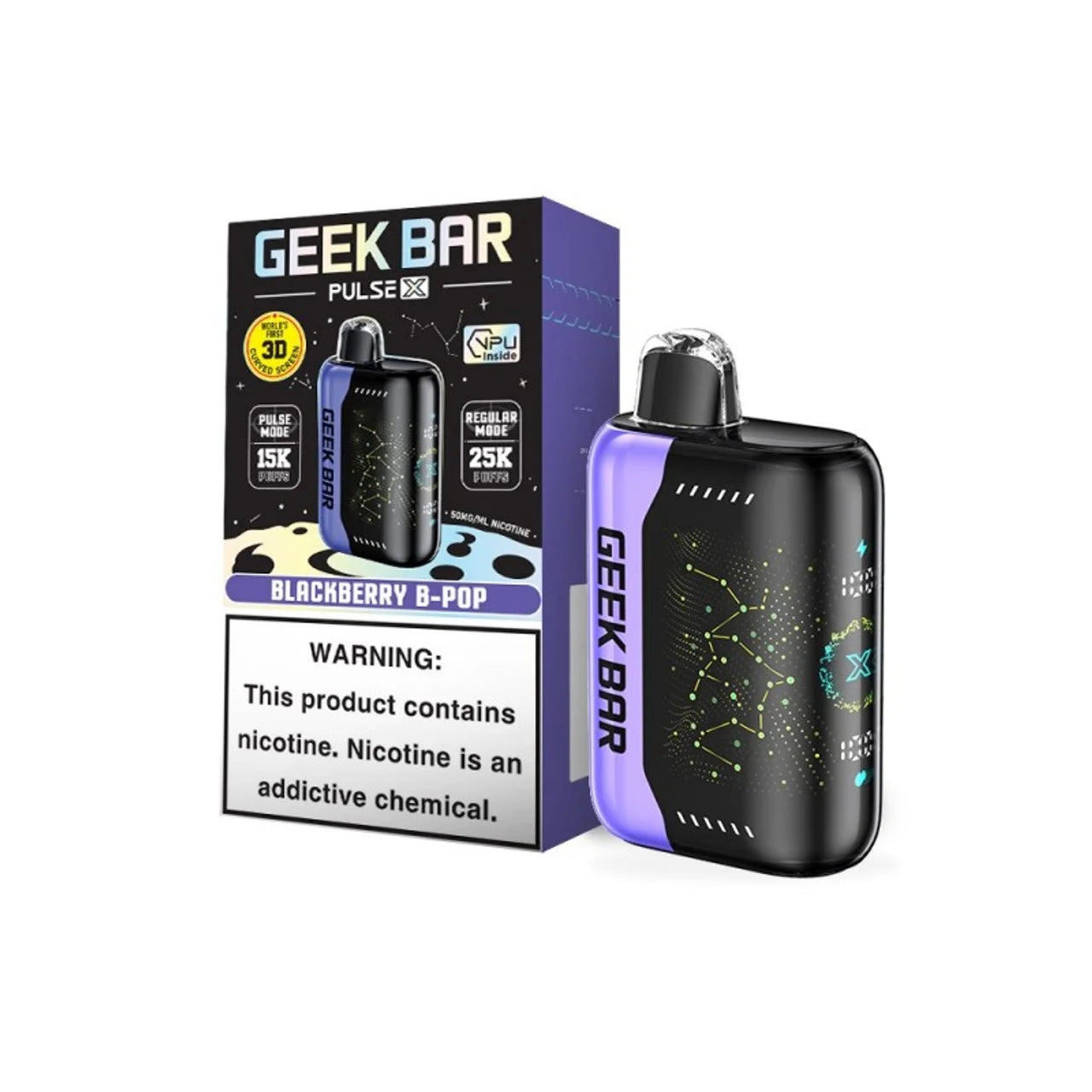 Geek Bar Pulse X Blackberry B-Burst 25k 5ct