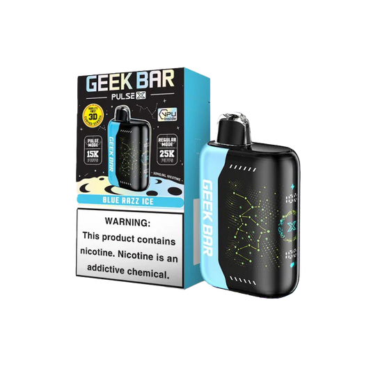 Geek Bar Pulse X Blue Razz Ice 25k 5ct