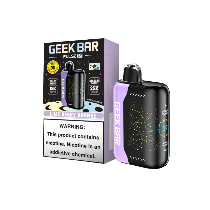 Geek Bar Pulse X Lime Berry Orange 25k 5ct