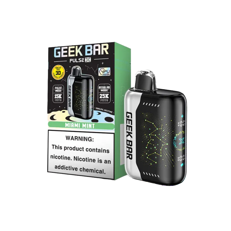 Geek Bar Pulse X Miami Mint 25k 5ct