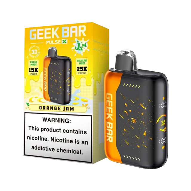 Geek Bar Pulse X Orange Jam 25k 5ct