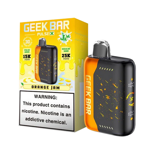 Geek Bar Pulse X Orange Jam 25k 5ct