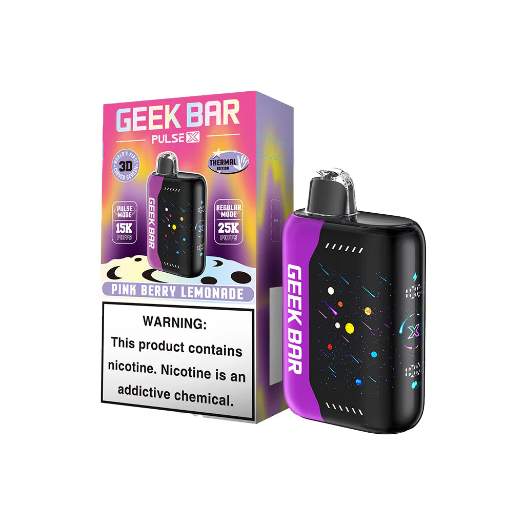 Geek Bar Pulse X Pink Berry Lemonade 25k 5ct