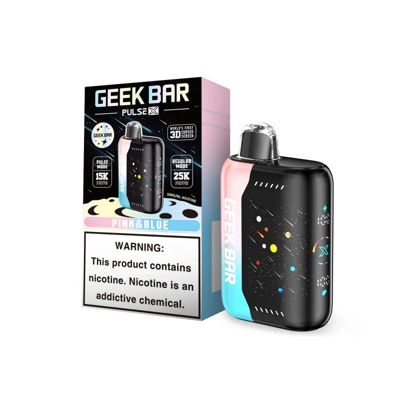 Geek Bar Pulse X Pink & Blue 25k 5ct