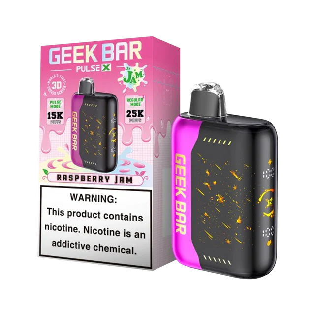 Geek Bar Pulse X Raspberry Jam 25k 5ct