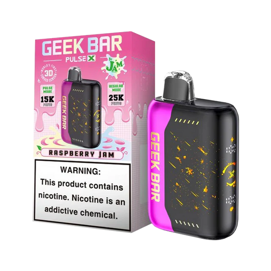 Geek Bar Pulse X Raspberry Jam 25k 5ct