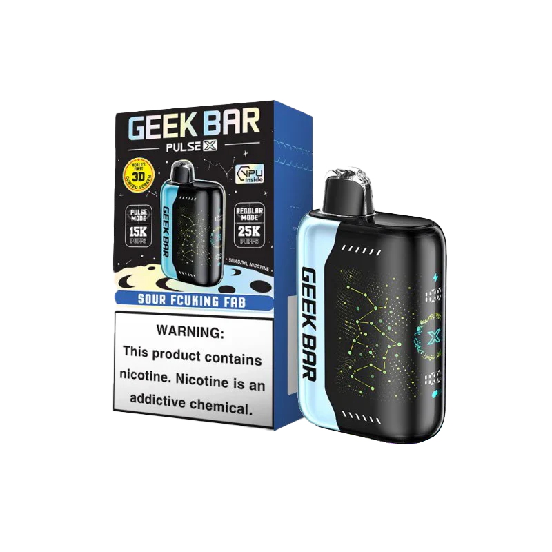 Geek Bar Pulse X Sour Fcuking Fab 25k 5ct
