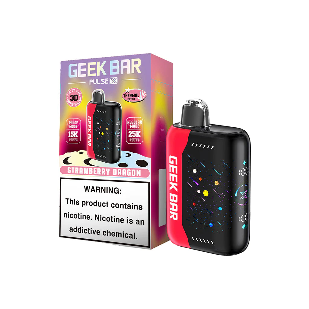Geek Bar Pulse X Strawberry Dragon 25k 5ct