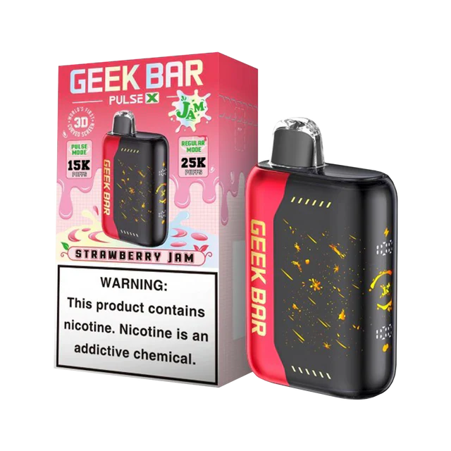 Geek Bar Pulse X Strawberry Jam 25k 5ct