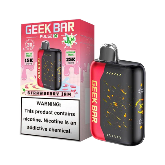 Geek Bar Pulse X Strawberry Jam 25k 5ct