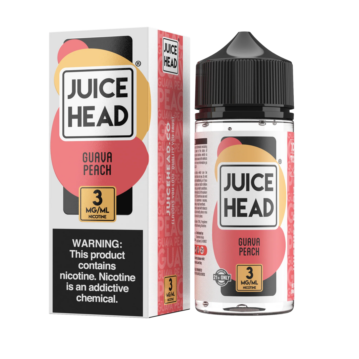 Juice Head Guava Peach 3mg 100ml