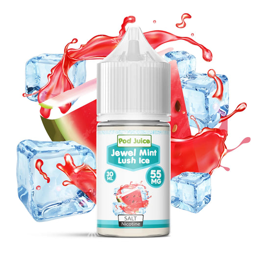 Pod Juice Jewel Mint Lush Freeze 55mg 30ml Salt Nic