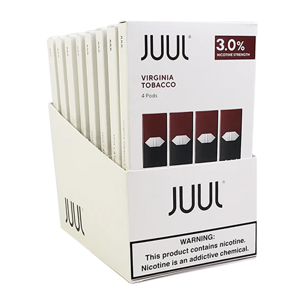 Juul Pods 8ct  Virginia Tobacco 3% 4pk