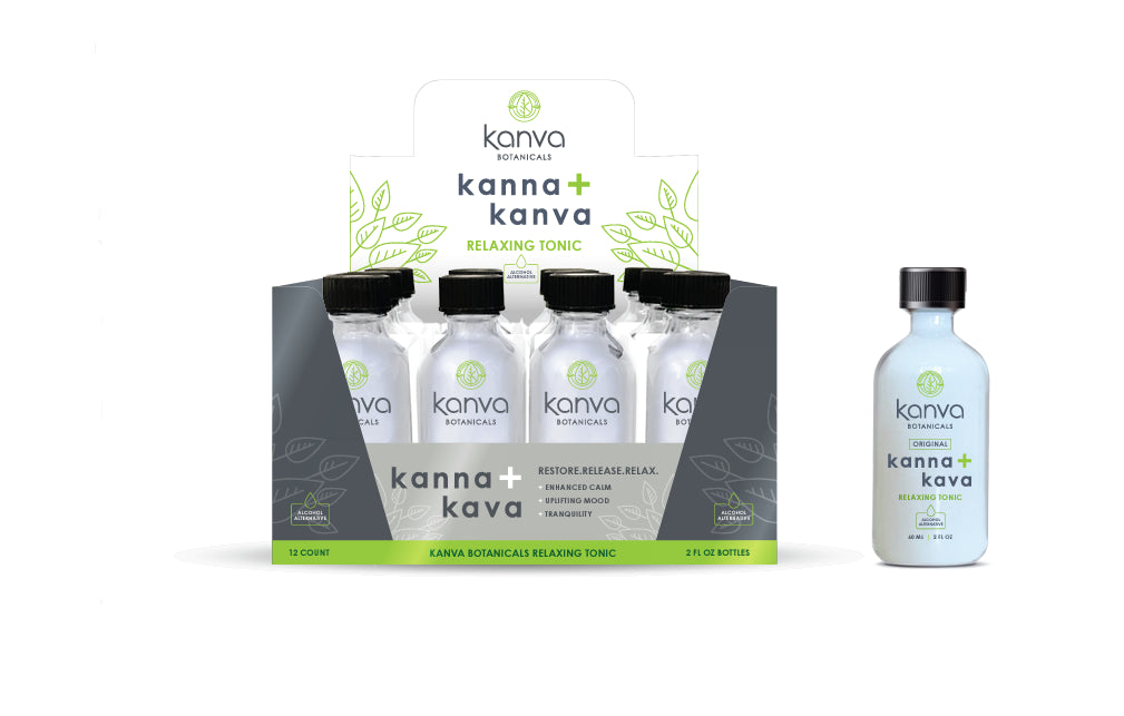 Kanna + Kanva Relaxing Tonic Kanva Botanicals 12pk Bottle