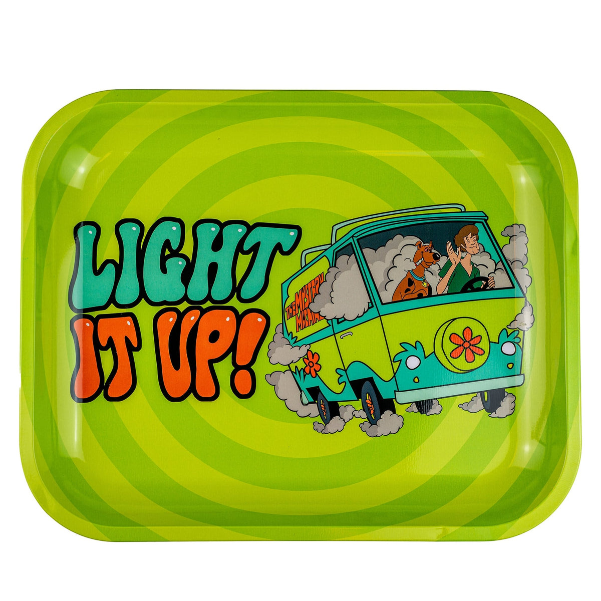 Large Rolling Tray "Light it up" Scooby Rolling