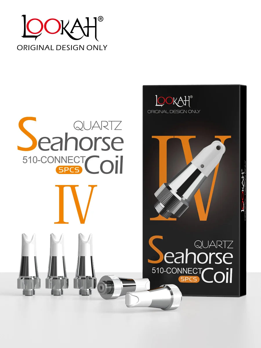 Lookah Seahorse 5ct Quartz Coils IV