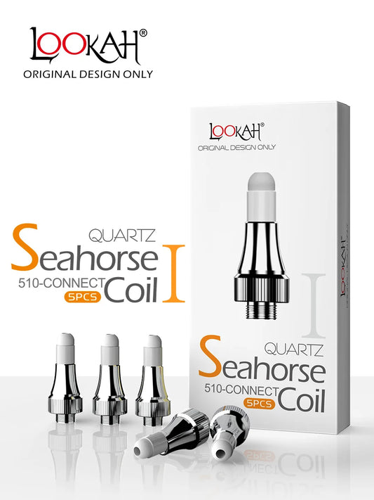 Lookah Seahorse Coil 5ct Quartz Coils I