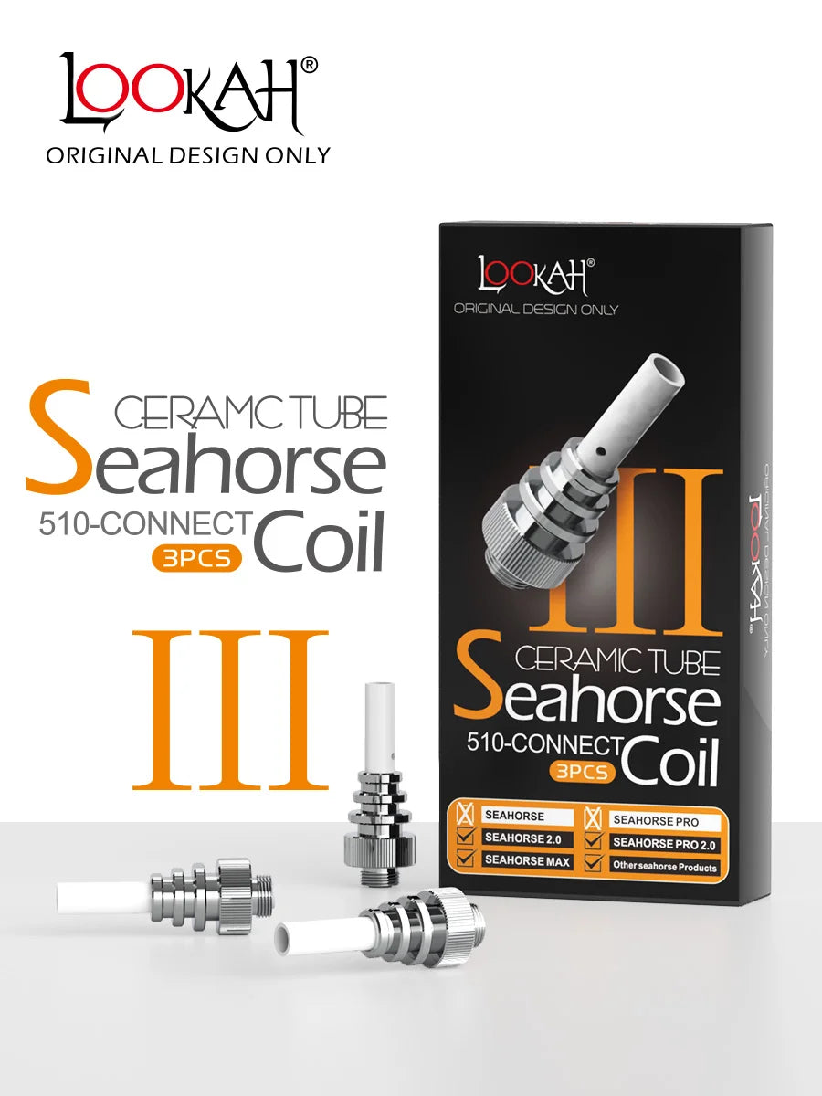 Lookah Seahorse Coil 5ct Seahorse Coil III