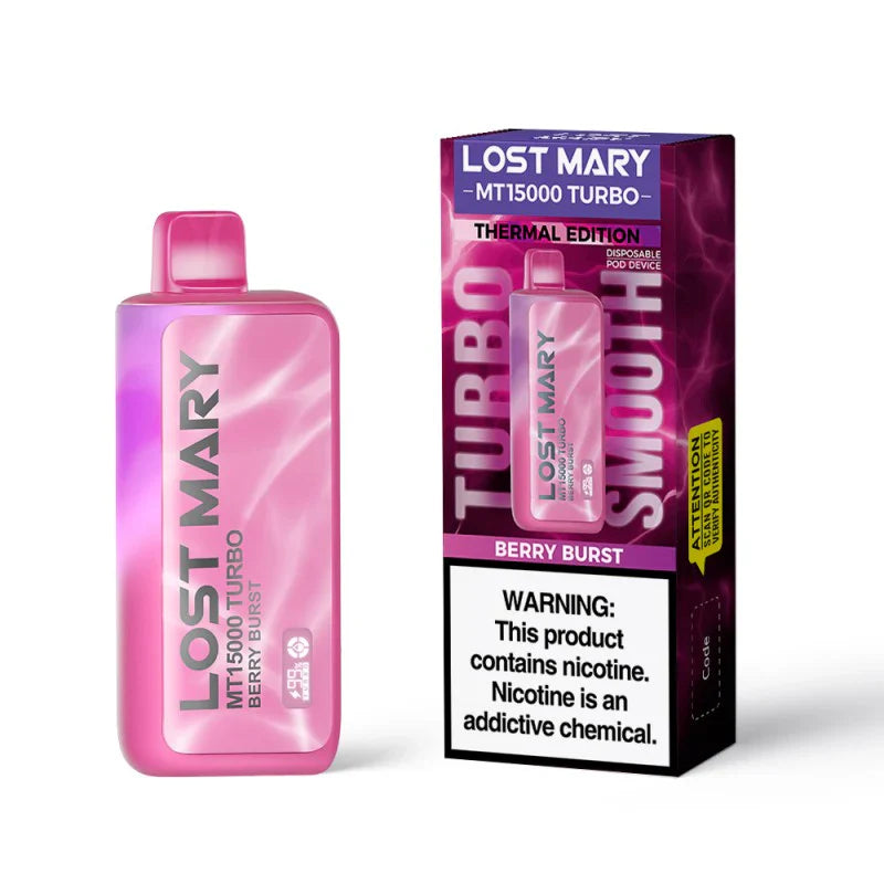 Lost Mary Turbo MT15k Berry Burst 2% 5ct