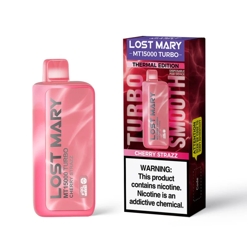 Lost Mary Turbo MT15k Cherry Strazz 5ct