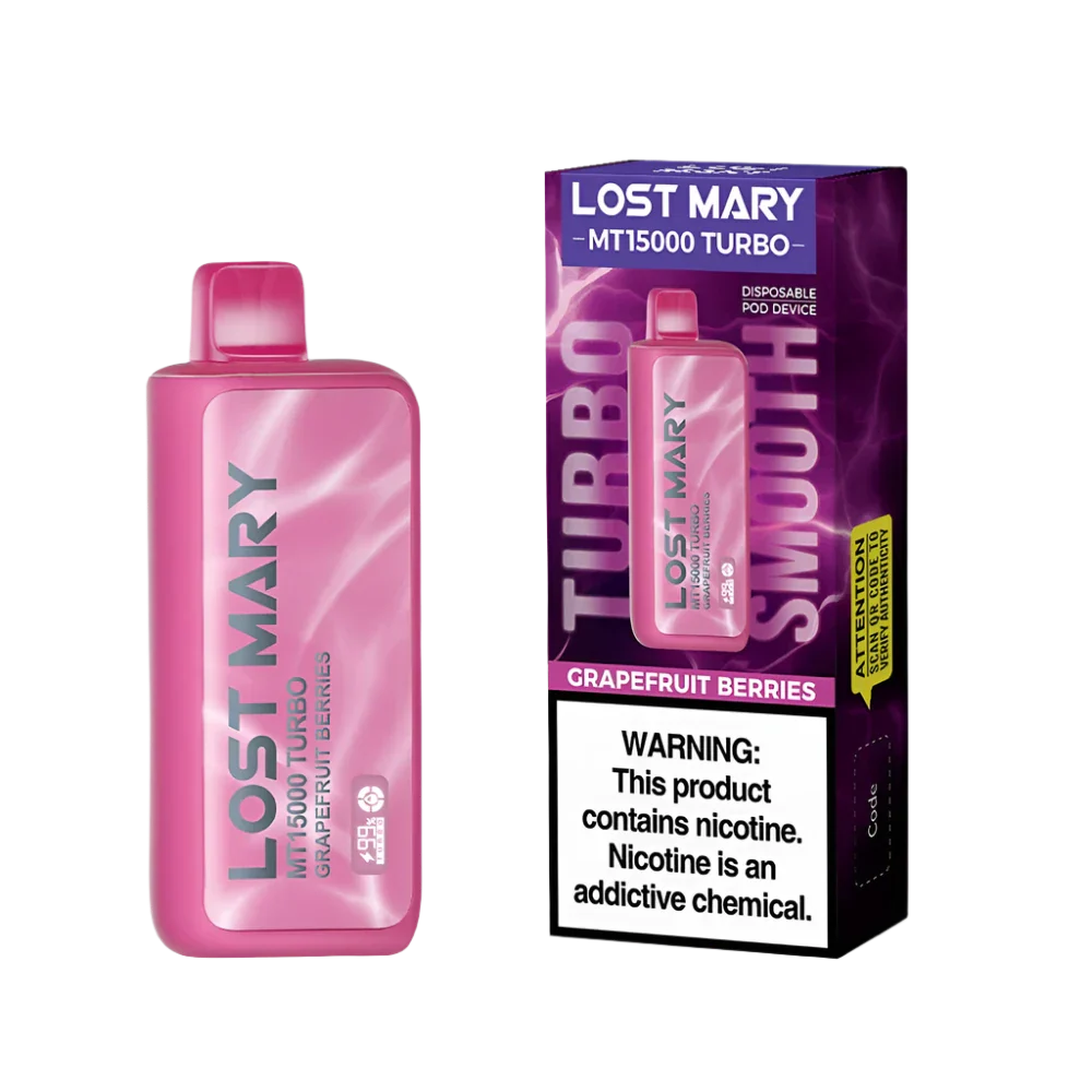 Lost Mary Turbo MT15k Grapefruit Berries 5ct