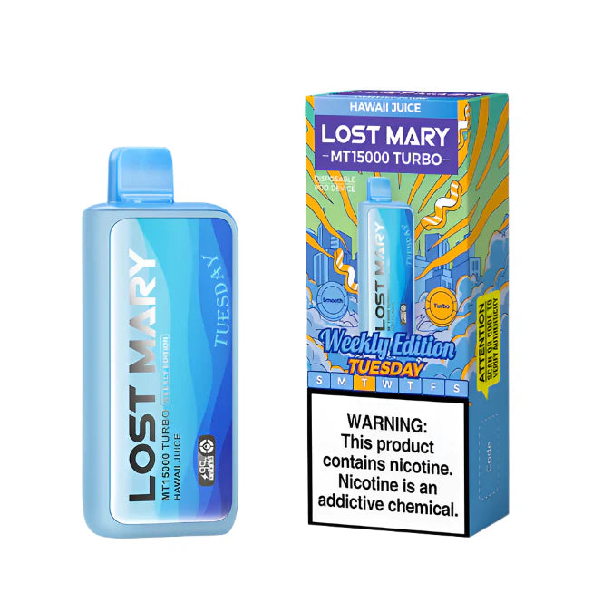 Lost Mary Turbo MT15k Hawaii Juice 5ct