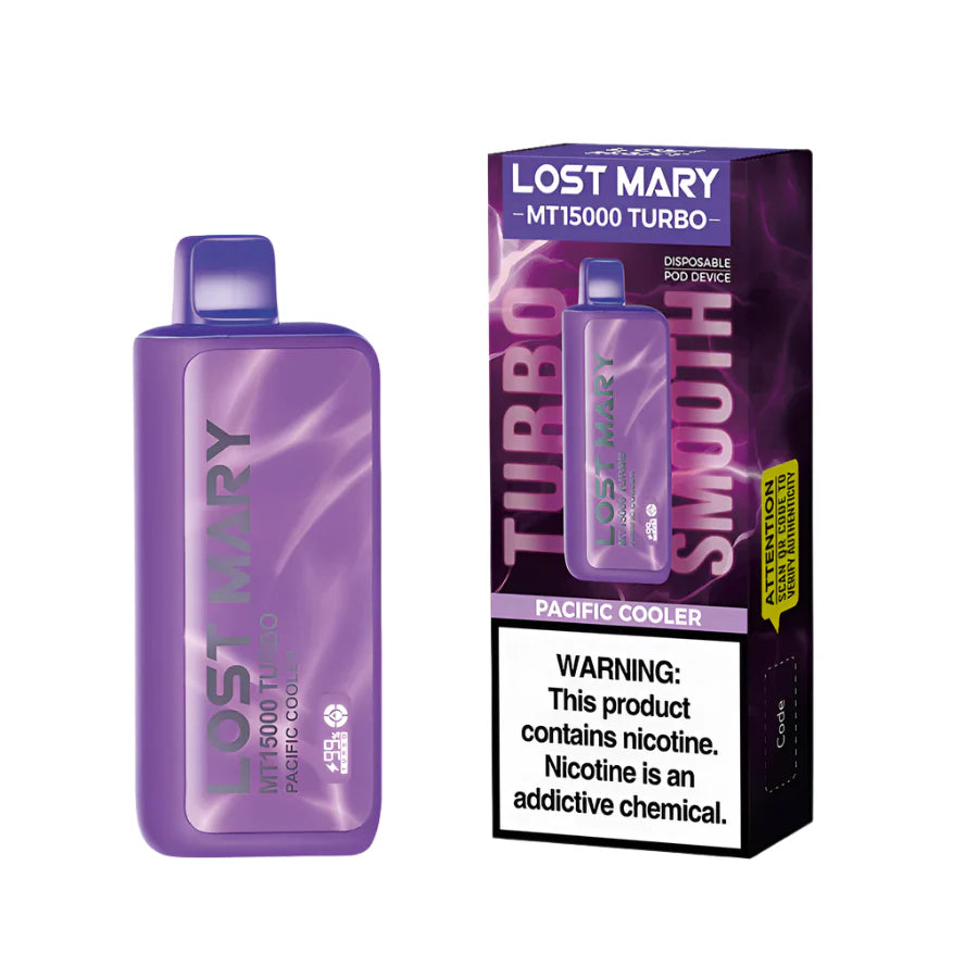 Lost Mary Turbo MT15k Pacific Cooler 5ct