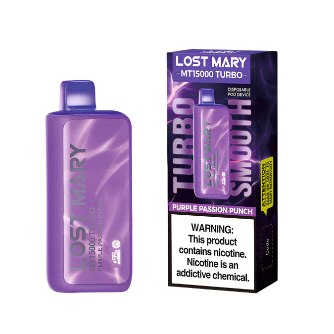 Lost Mary Turbo MT15k Purple Passion Punch 5ct