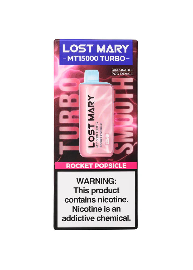 Lost Mary Turbo MT15k Rocket Popsicle 5ct