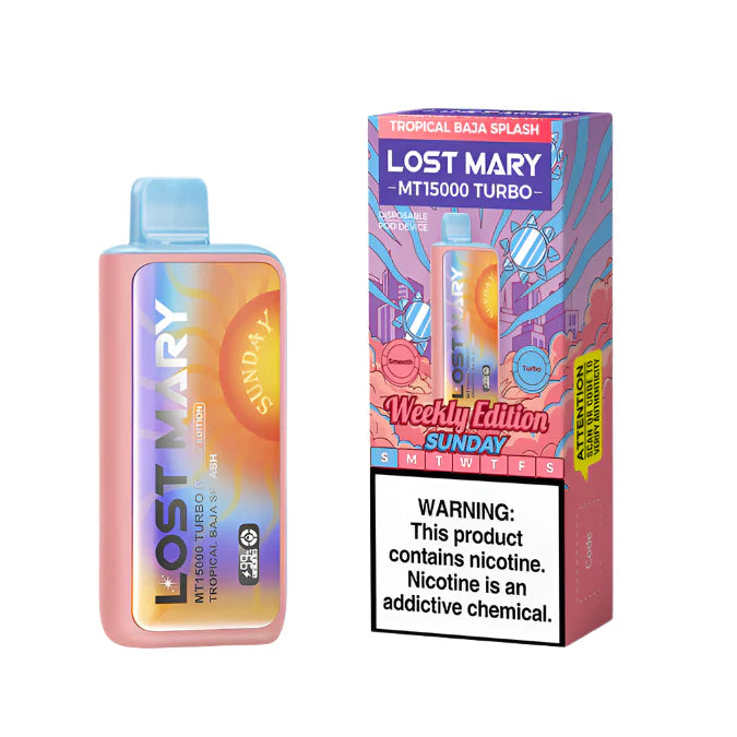 Lost Mary Turbo MT15k Tropical Baja Splash 5ct