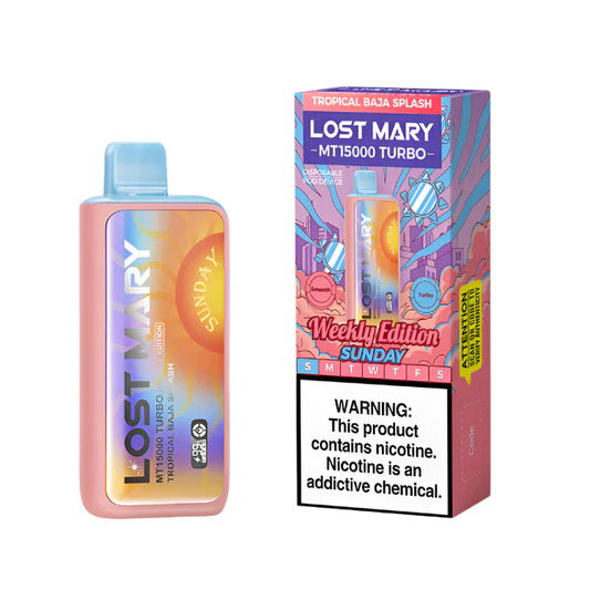Lost Mary Turbo MT15k Tropical Baja Splash 5ct